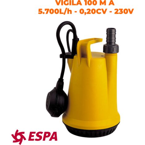 Espa Pompe Portable Submersible Pour Les Eaux Us Es Vigila M A