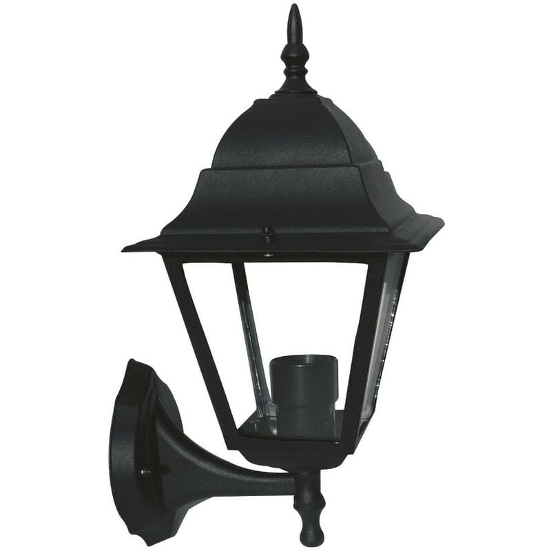 Farol De Exterior Eolo Up Color Negro