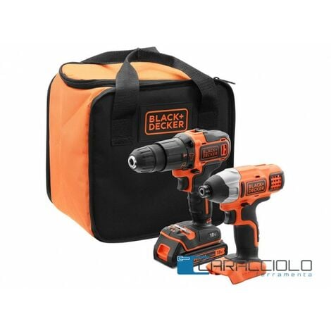 Kit Taladro Black And Decker Pulso V