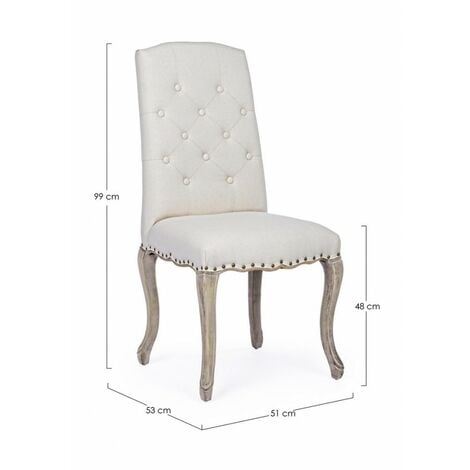 X Silla De Tela Tapizada De Estilo Cl Sico