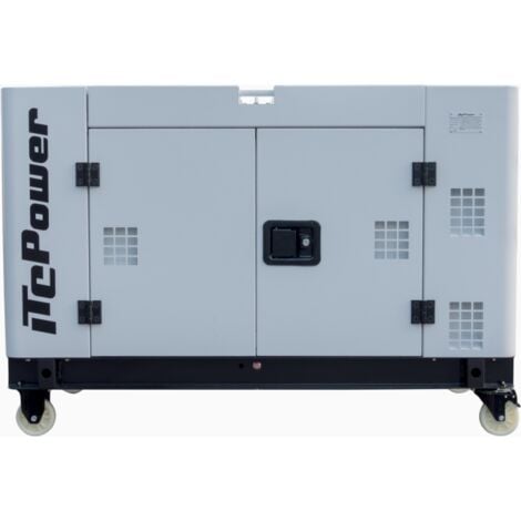 Groupe électrogène diesel 15kVA monophasé et triphasé ITC Power DG15000SE T