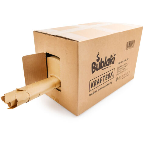 Papier D Emballage Kraft 38cm 250m 8KG KRAFTBOX