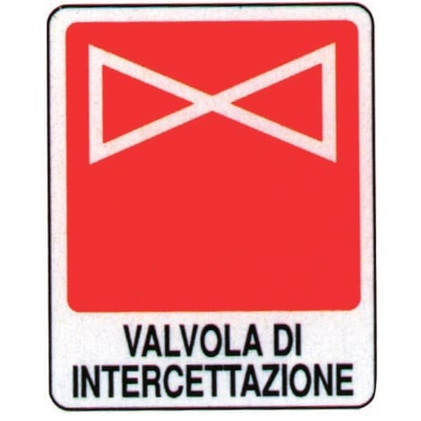 Cartello Valvola Di Intercettazione