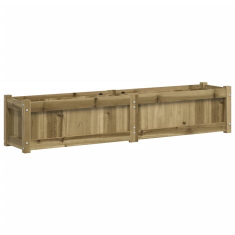 Furniture Limited Jardinières 2 pcs bois de pin imprégné