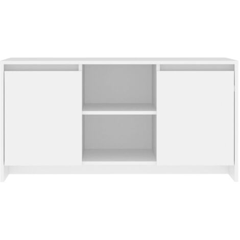 Furniture Limited Mueble Para Tv Madera Contrachapada Blanco