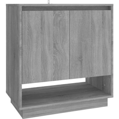 Sideboard Grau Sonoma 70x41x75 Cm Holzwerkstoff VidaXL