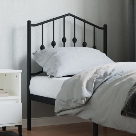 Metal Headboard Black Cm Vidaxl