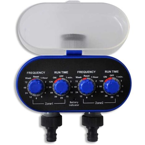 Garden Electronic Automatic Water Timer Irrigation Timer Double Outlet