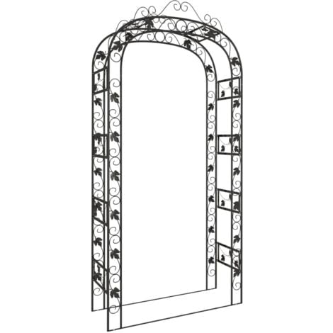 Rosenb Gen Gitter Pergolen Living Gartenbogen Schwarz X X