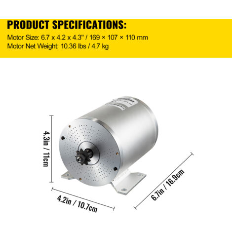 Kit De Moteur Courant Continu Sans Balais Mophorn W V Moteur