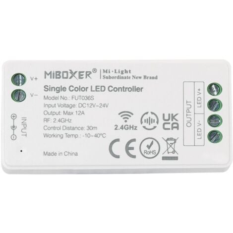 LED Controller Dimmbar Einfarbig 12 24V DC MiBoxer FUT036S Einfarbig