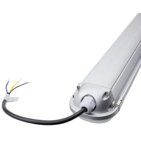 LED Feuchtraumleuchte 120cm 40W Aluminium IP65 6500K Kaltweiß