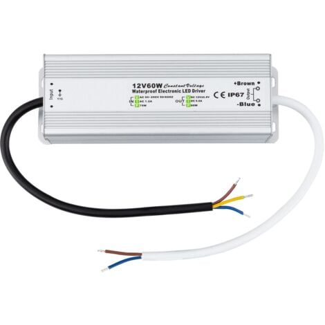 Netzgerät Wasserdicht 12V DC 60W 5A IP67