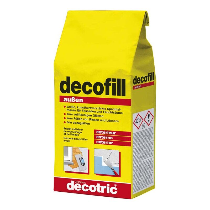 Decofill Enduit De Rebouchage Et De Lissage Kg Ext Rieur Decotric