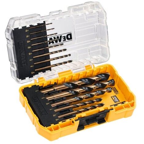 DeWALT DT70727 QZ 14 Piece HSS Black And Gold Drill Set