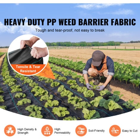 Mophorn Ftx Ft Premium Heavy Duty Weed Barrier Landscape Fabric Oz