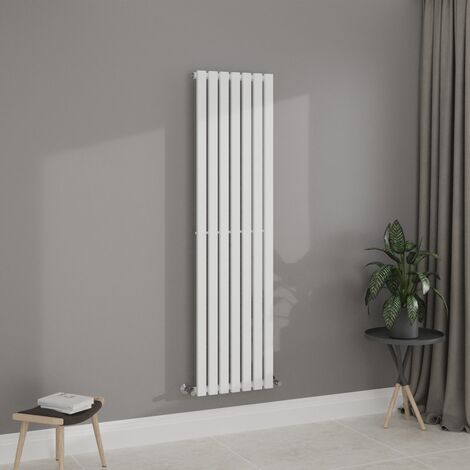 WarmeHaus White 1800x480mm Vertical Radiator Single Flat Panel