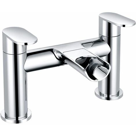 Aquariss Modern Bathroom Tub Monobloc Bath Filler Mixer Chrome Brass