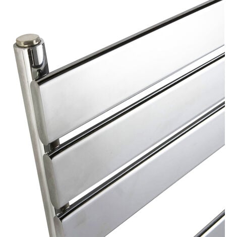 WarmeHaus Flat Panel Bathroom Heated Towel Rail Radiator Ladder Chrome