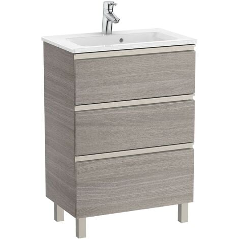 Pack Unik Mueble Base Compacto De Cajones Lavabo The Gap Roca