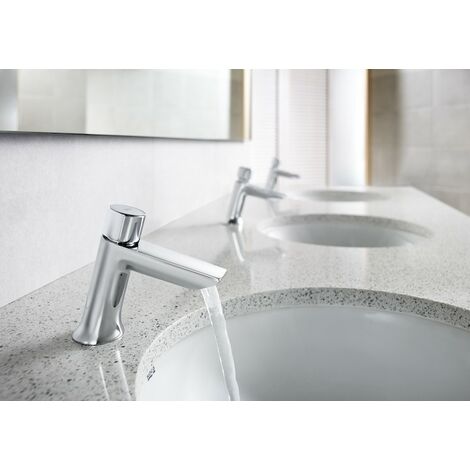 Grifo Temporizado Para Lavabo De Repisa Instant Roca