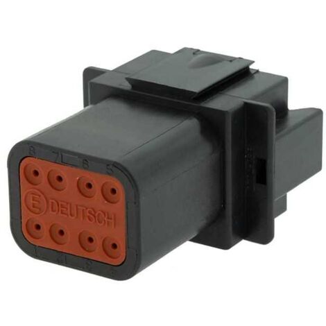 Connecteur Series DT Femelle 8 Voies Noir C015