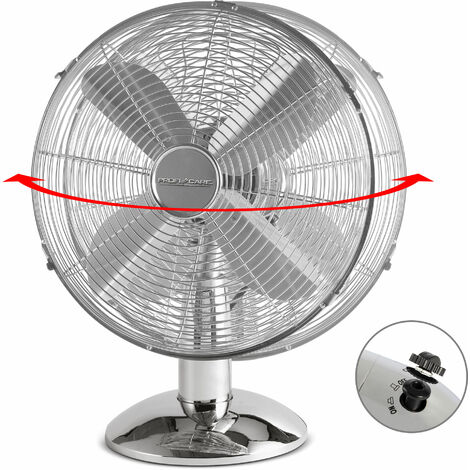 Proficare VL 3062 M Ventilador de Mesa Silencioso Retro Diámetro