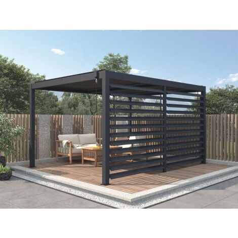 Claustra Brise Soleil Orientable En Aluminium Pour Pergola