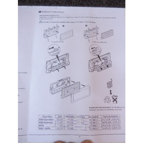 Bloc Autonome De S Curit Baes Baeh D Vacuation Sati Led Flux Lm H