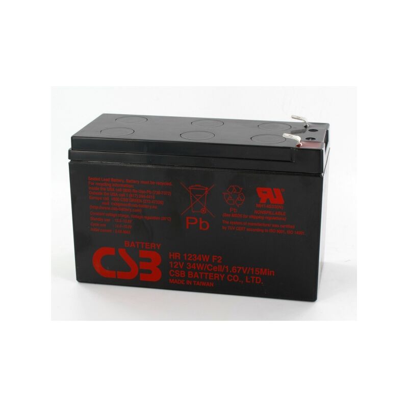 Batterie Plomb 12V 34w CSB HR1234W