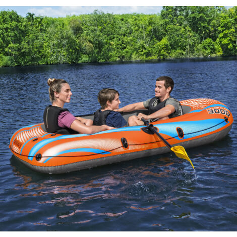 Barca Hinchable para 2 Adultos y 1 Niño Bestway Kondor Elite 3000 Raft