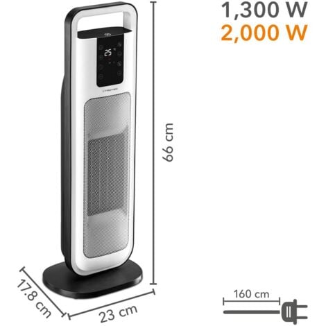 Trotec Radiateur Colonne Soufflant C Ramique Tfc E