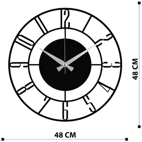 Reloj de pared METAL decorativo básico