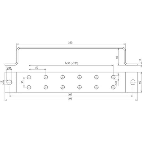 DEHN Erdungsschiene St TZn ES 2X6AP 10 ST