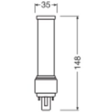 Ledvance LED Kompaktlampe F KVG VVG DULUXLEDD13EMV6W830