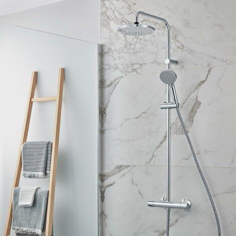 Hansgrohe Vernis Blend Thermostatic Mixer Shower Handset Head Eco