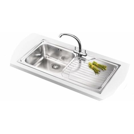 Franke Galassia GAX 611 Stainless Kitchen Sink 1 Bowl RH Drainer