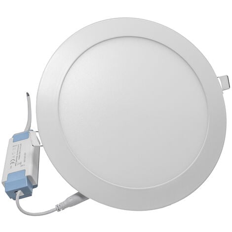 Pannello Led Incasso Rotondo Slim Plafoniera Watt Cct Tre Colorazione