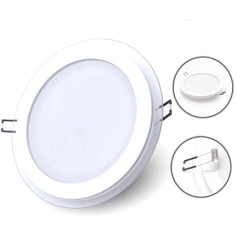 Pannello Led Slim Incasso Bordo In Vetro Tondo Watt Luce Calda K