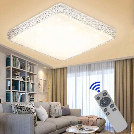 Plafoniera Moderna Quadrata Dimmerabile A Led Watt Lampada Da