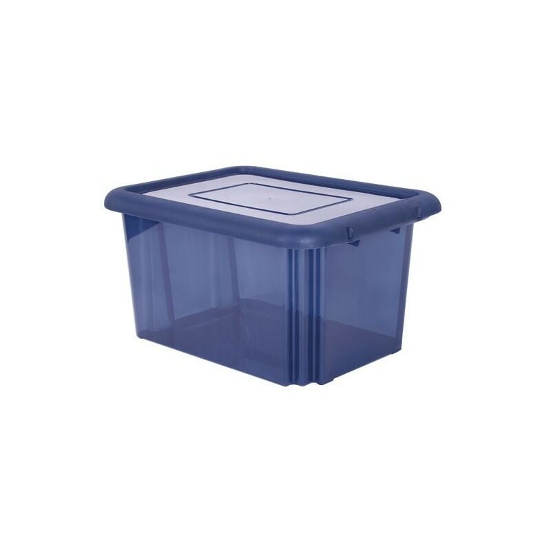 Eda Boite De Rangement Funny Box L Bleu Profond Acidul