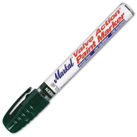 Markal Valve Action Paint Marker Green