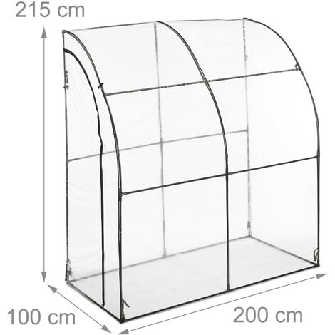 Relaxdays Serre De Jardin Pour Tomates B Che Pvc Facilement