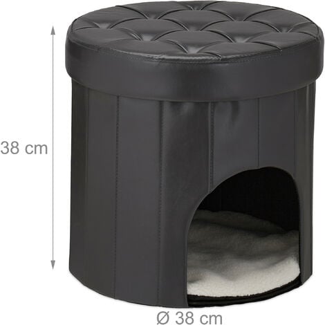 Relaxdays Grotte Pour Chat Et Petit Chien En Surface Dassise