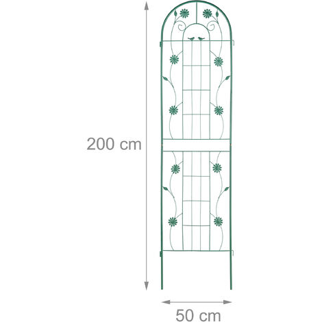 Relaxdays Grigliati Per Rampicanti Set Da Hxl X Cm Supporti