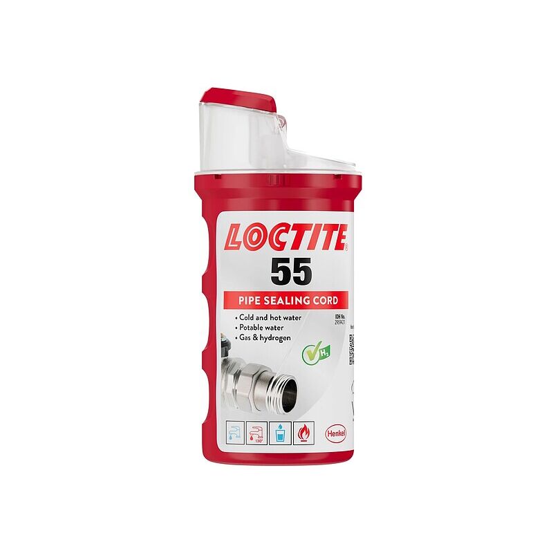 LOCTITE Gewindedichtfaden 55 Bis Gewinde 4 DVGW Zulassung