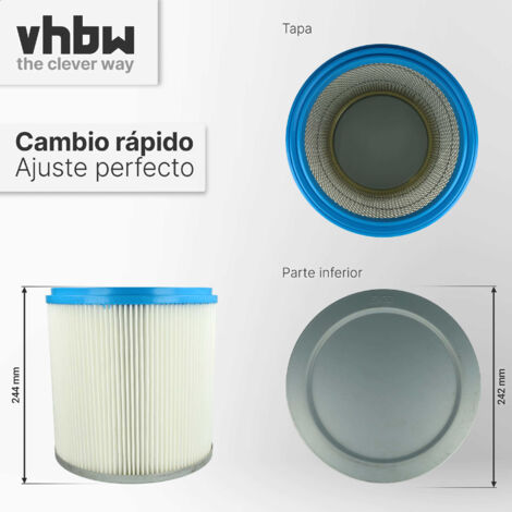 Vhbw Filtro Plisado Compatible Con Hilti Tda Vc Tda Vc Tda Vc