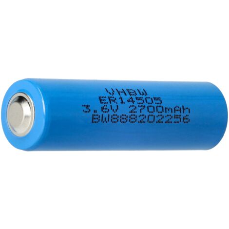 vhbw Batería celda redonda litio ER14250 Batería especial 2700 mAh