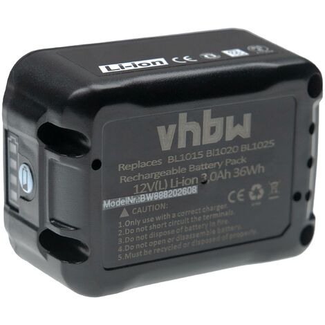 Vhbw Bater A Recargable Reemplaza Makita Bl B Bl Bl