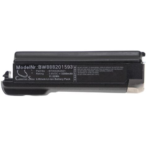 Vhbw Batterie Remplacement Pour Zebra Btry Nwtrs Ma Pour Scanner